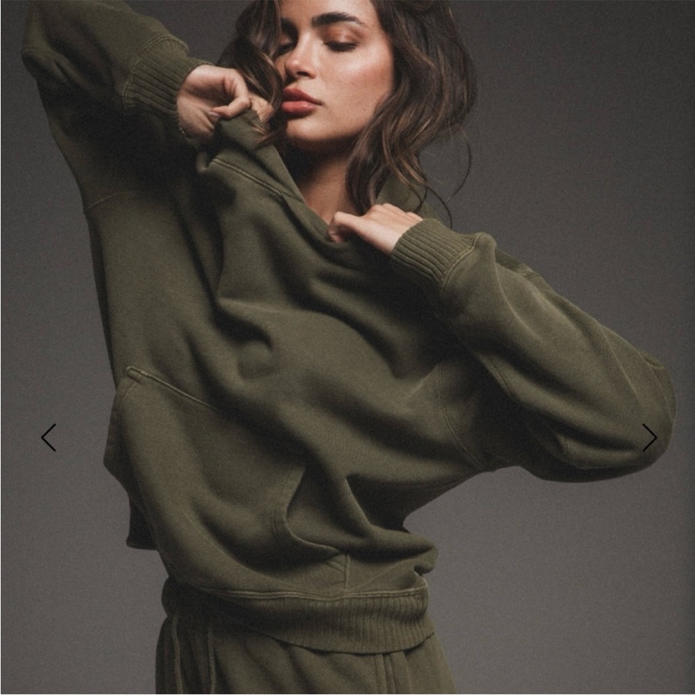 Olive Green Women's Sweater & Sweatpants Set